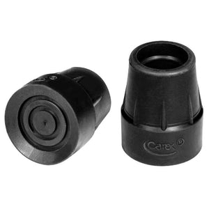 Carex Cane Tips, Skid-Resistant Rubber with Metal Reinforcement, Case of 6 Pairs Hover