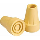 Carex Crutch Tips X-Large case of 6 pairs durable skid-resistant replacement tips, Moovkart