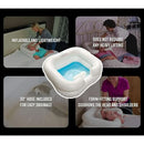 EZ-ACCESS EZ-Shampoo Inflatable Hair Washing Basin, 28 x 24 Inches with Drain Hose
