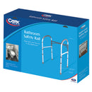 Carex Bathroom Safety Rail, Height Adjustable for Toilet Support, 300 lbs Capacity, 27–33 Inches