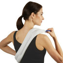 Carex Hot and Cold Pack, Reusable Moist Heat Therapy Pad, 23 x 4.25 Inches – Filled with Organic Grains