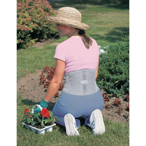 ObusForme Lumbar Support Back Belt for Female, Light Gray