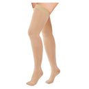 Close-up of Bell-Horn microfiber compression stockings for daily leg therapy, Moovkart