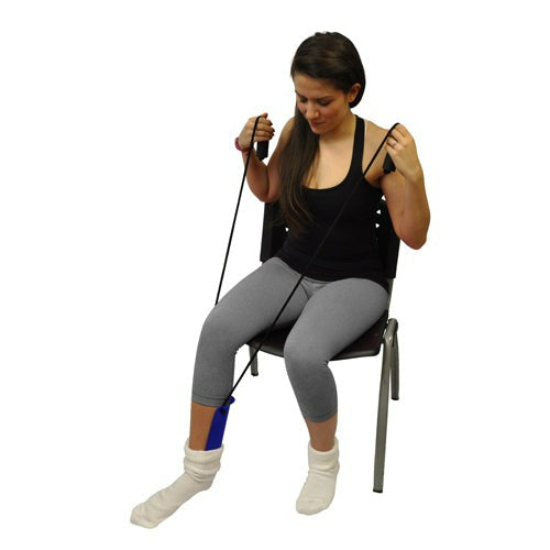 Blue Jay Get Your Sock On Sock Aid Formed with Foam Handles, Blue