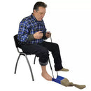 Blue Jay Sock Aid, 5 Inch Wide Plastic Frame with Foam Grip Handles – Dressing Aid for Swollen Feet