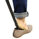 Blue Jay Get Your Shoe On Metal Shoehorn, 30 Inch Long Handle – Shoe Aid with Non-Slip Comfort Grip