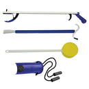 Blue Jay Standard Hip Kit 4 Piece Set with Reacher Shoehorn Sponge and Dressing Aid