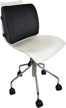 Blue Jay Lumbar Cushion with Adjustable Straps and Memory Foam, 14 x 13 x 4 Inches, Black