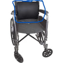 Blue Jay Adjustable Lumbar Cushion with Mesh Cover for Comfort and Pain Relief. 