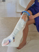 Blue Jay Waterproof Cast and Bandage Protector for Adult Short Leg, Reusable, 25 Inch Long