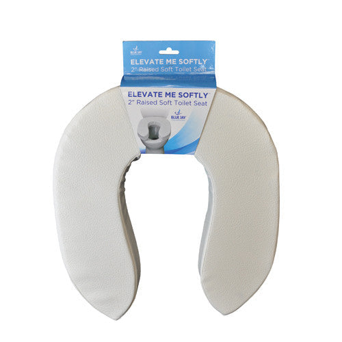 'Elevate me softly'- Blue Jay 2 Inches Raised Soft Toilet Seat