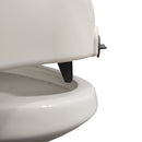 Blue Jay Raised Toilet Seat with Lock and Padded Arms, 5-Inch Height, Fits Standard and Elongated Toilets
