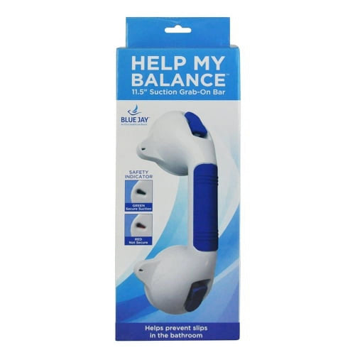 Blue Jay Non-Adjustable Suction Grab Bar, 11.5 Inches Long