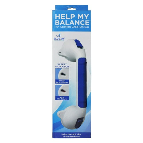 Blue Jay Suction Grab Bar, Non Adjustable, 16.25 Inches Length