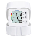 Blue Jay Wrist Blood Pressure Monitor with Voice and Case for portable heart health. Moovkart