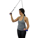 Blue Jay Overdoor Shoulder Pulley with foam handles for home shoulder rehab