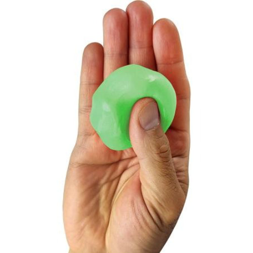 Blue Jay Squeeze 4 Strength Medium Hand Therapy Putty, Green, 2 Ounces