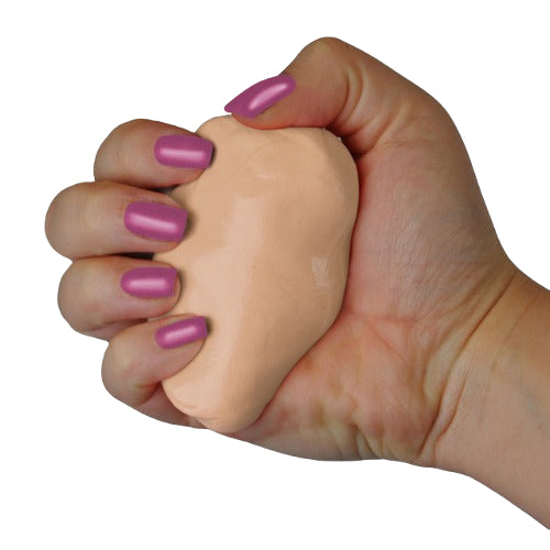 Squeeze 4 Strength 4oz Medium Soft Hand Therapy Putty Dark Beige