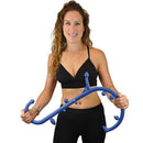 Blue Jay Trigger Point Massager Ergonomic S-Shape Tool for Portable Self-Massage Therapy. Moovkart