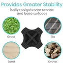 Blue Jay Stand Up For Your Cane Quadruple Cane Tip 3/4 Inch Diameter