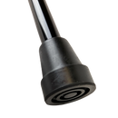 Blue Jay Offset Walking Cane with Soft Foam Grip for Support and Adjustable Height, Black