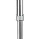 Blue Jay Offset Walking Cane with Soft Foam Grip for Support and Adjustable Height, Silver