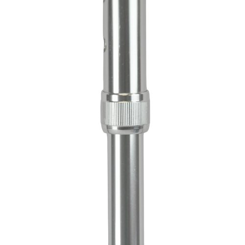 Blue Jay Cane Soft Foam Offset Handle with Strap, Silver