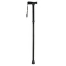 Blue Jay Folding Cane with Pistol Grip, Black – Adjustable height walking cane for stability and comfort, ideal for seniors and those with mobility issues.