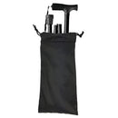 Blue Jay Adjustable Folding Cane, Black with Pistol Grip Handle, Adjustable Height, Supports 300 lbs