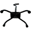 Blue Jay Quad Cane with Large Base, Black Aluminum Shaft, Adjustable Height for Stability