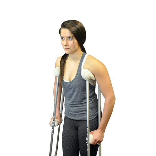 Blue Jay Soft and Plush Comfort Crutch Fleece Covers Set