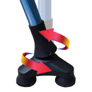 Blue Jay Offset Cane with Foam Handle, Adjustable Height 30 – 39 Inches and 300 lbs Capacity