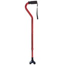Blue Jay Offset Cane with Foam Handle, Adjustable Height 30 – 39 Inches and 300 lbs Capacity