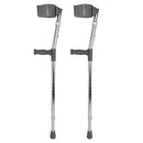 Blue Jay Adult Forearm Crutches Adjustable Mobility Support with Stable Rubber Tips. Moovkart