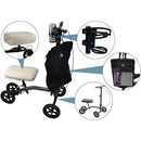 Blue Jay Knee Scooter with Accessories for Mobility and Convenience, Moovkart