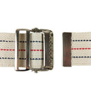 Blue Jay Gait Belt with Metal Buckle, 2 x 60 Inches Striped for Patient Transfer