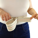 Blue Jay Gait Belt with Metal Buckle, 2 x 60 Inches Striped for Patient Transfer