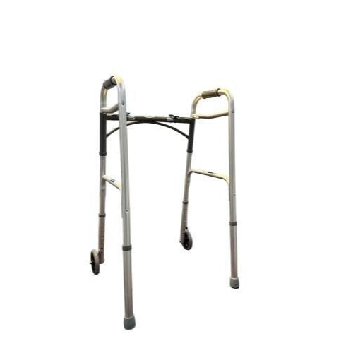 Blue Jay Folding Two Button Walker, Aluminium, Case of 4