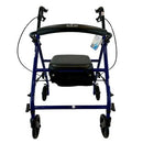 Blue Jay Steel Rollator with 6-inch Wheels and Convenient Under-Seat Storage, Foldable Design, Moovkart