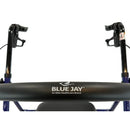 Blue Jay Rollator with Adjustable Handle Height and Comfortable Padded Seat, Blue, Moovkart