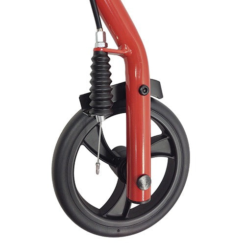 Folding Blue Jay Rollator – Adjustable handles, smooth-rolling wheels, under-seat storage, and safe brakes, Moovkart.