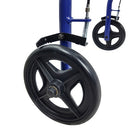 Blue Jay Roll With Me Aluminum Rollator Walker with Seat, smooth wheel mobility walker. Moovkart