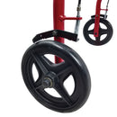 Blue Jay ROLL WITH ME Folding Aluminum Rollator Walker with Seat, Storage Pouch and 7.5 Inch Wheels