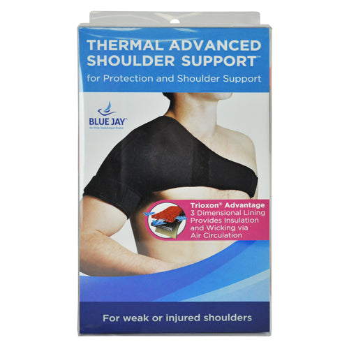 Blue Jay Adjustable Sports Shoulder, Universal, Black