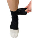 Blue Jay Adjustable Ankle Wrap, Black, Large 9 to 10 Inches for Joint Support and Stability