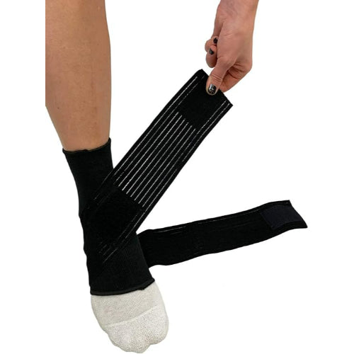 Blue Jay Adjustable Ankle Wrap Black, Small, 7 - 8 Inches