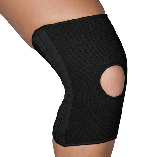 Blue Jay Slip-On Knee Support Open Patella with Stabilizers Large
