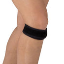 Blue Jay Universal Knee Strap, Neoprene Compression with Adjustable Hook Closure, Black, Pack of 2