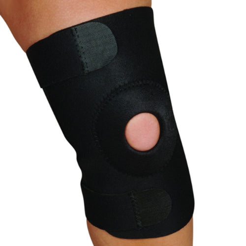 Blue Jay Adjustable Knee Support Open Patella Design Black large and extra large
