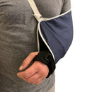 Universal Blue Jay arm sling for left or right arm with padded comfort, Moovkart